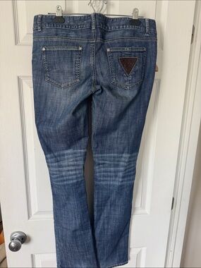 Guess Jeans Blue Denim Waistband with Embroidered Logo